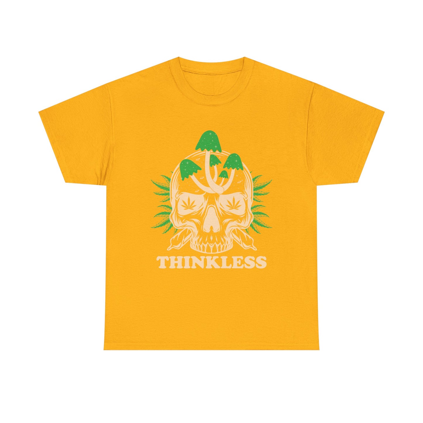 Mushroom Skull 'THINKLESS' T-Shirt