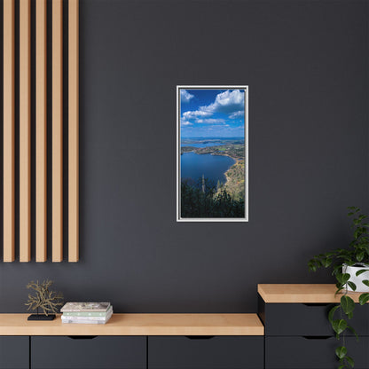 Kuckross Lake Matte Canvas, Framed (Multi-color)