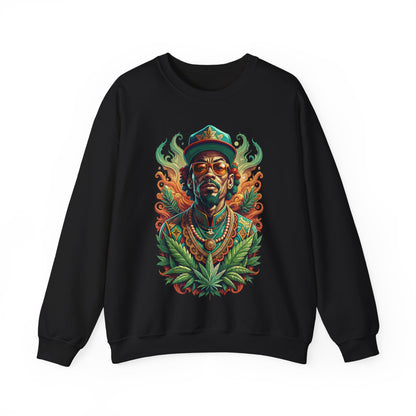 Reggae Lion — Rasta Portrait Graphic Sweatshirt