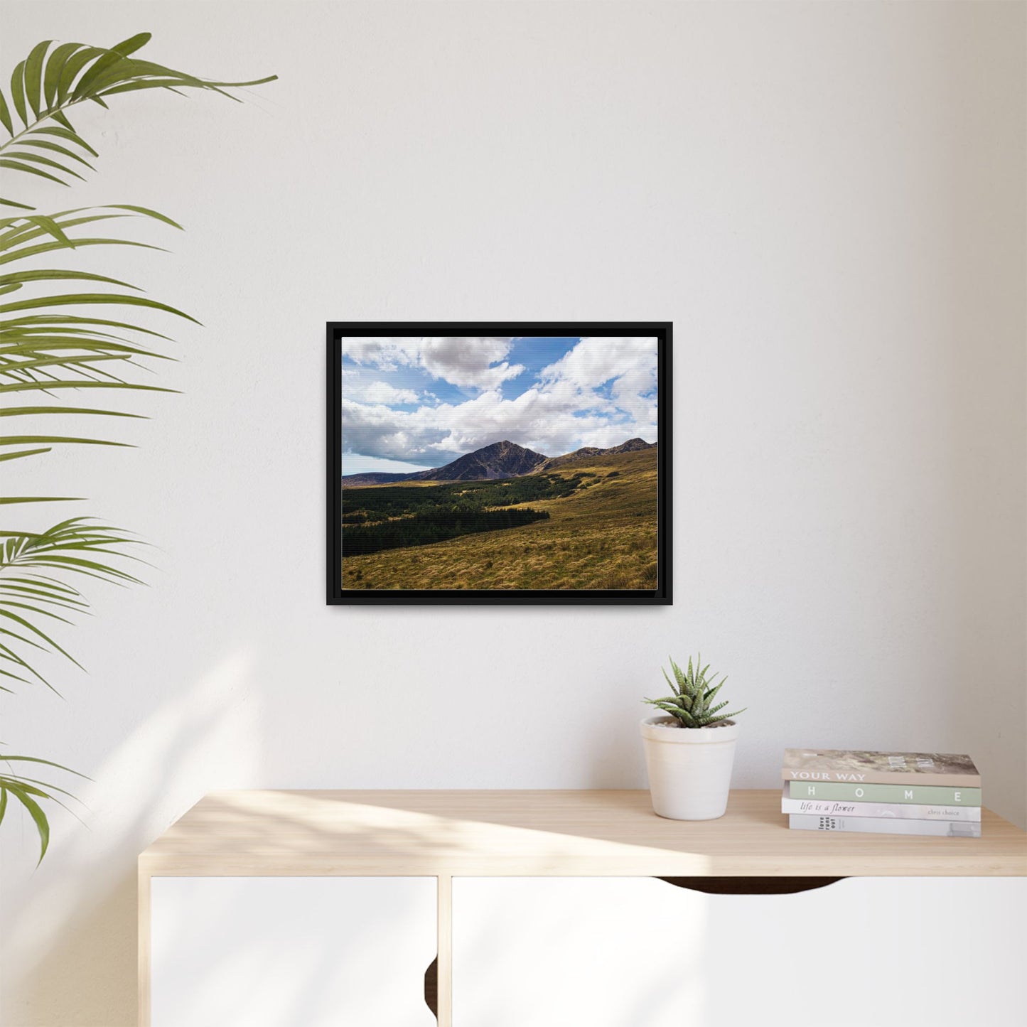 Mount Brandon Matte Canvas, Framed (Multi-color)