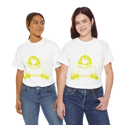 Calmness Unisex Heavy Cotton Tee Yellow