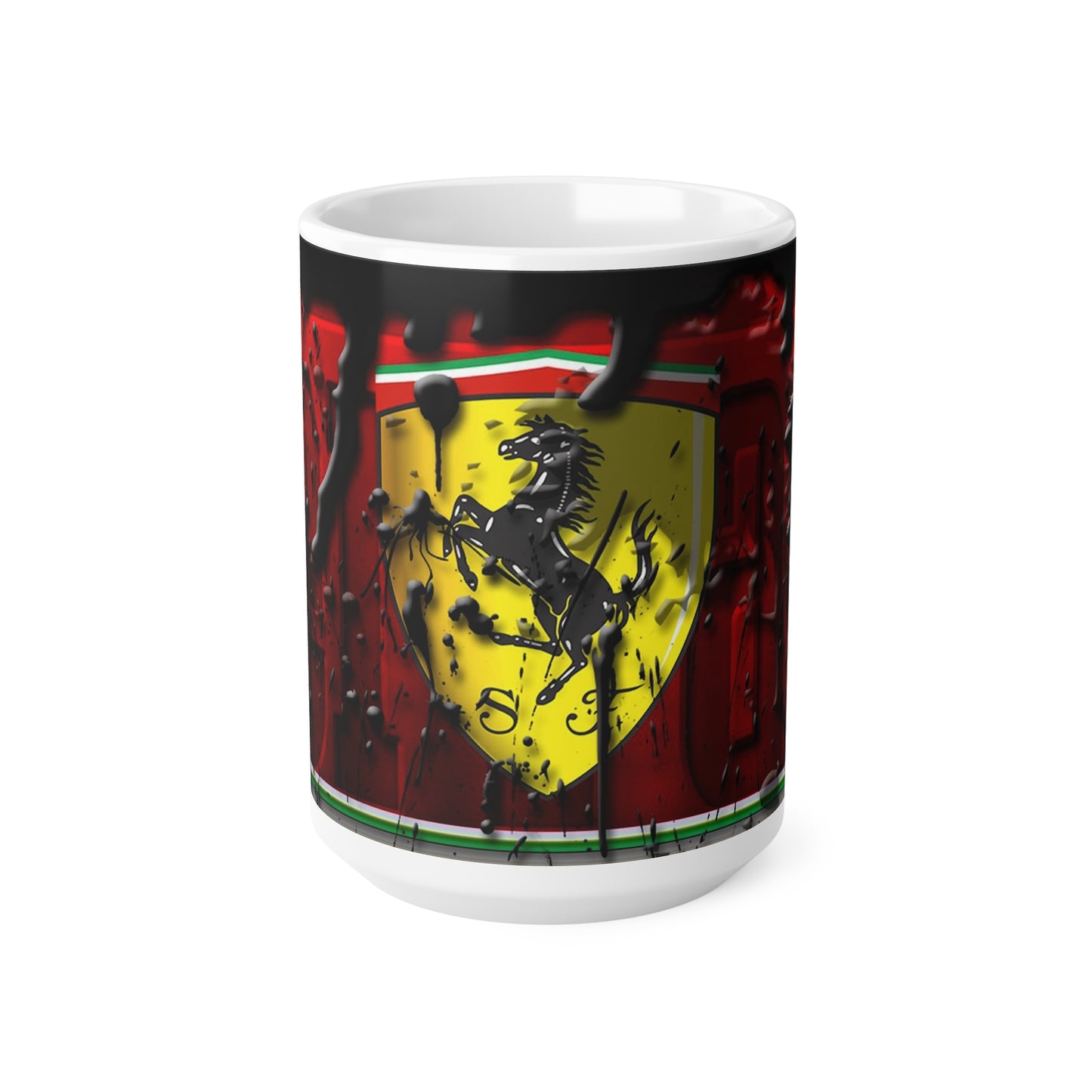 Ferrari-Inspired Ceramic Coffee Mug - 11oz and 15oz