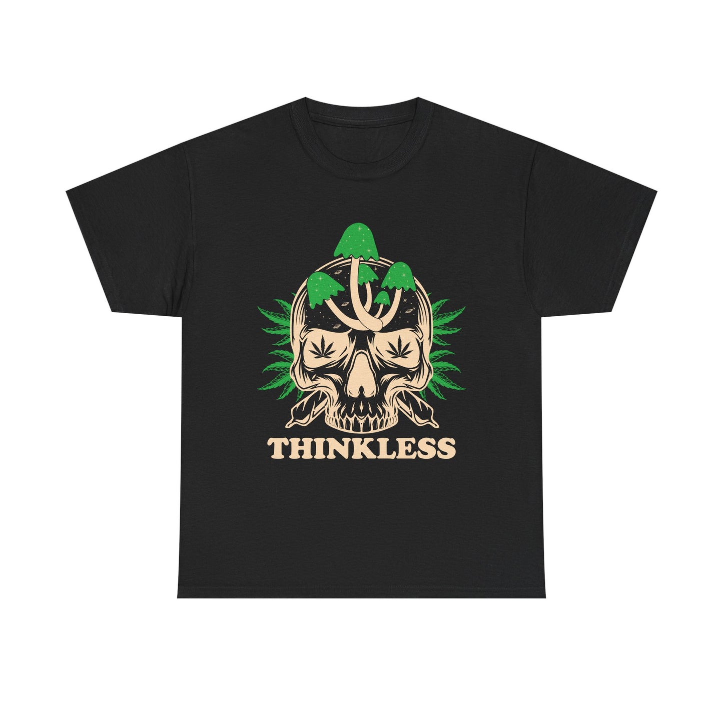 Mushroom Skull 'THINKLESS' T-Shirt