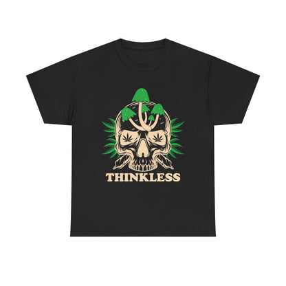 Mushroom Skull 'THINKLESS' T-Shirt