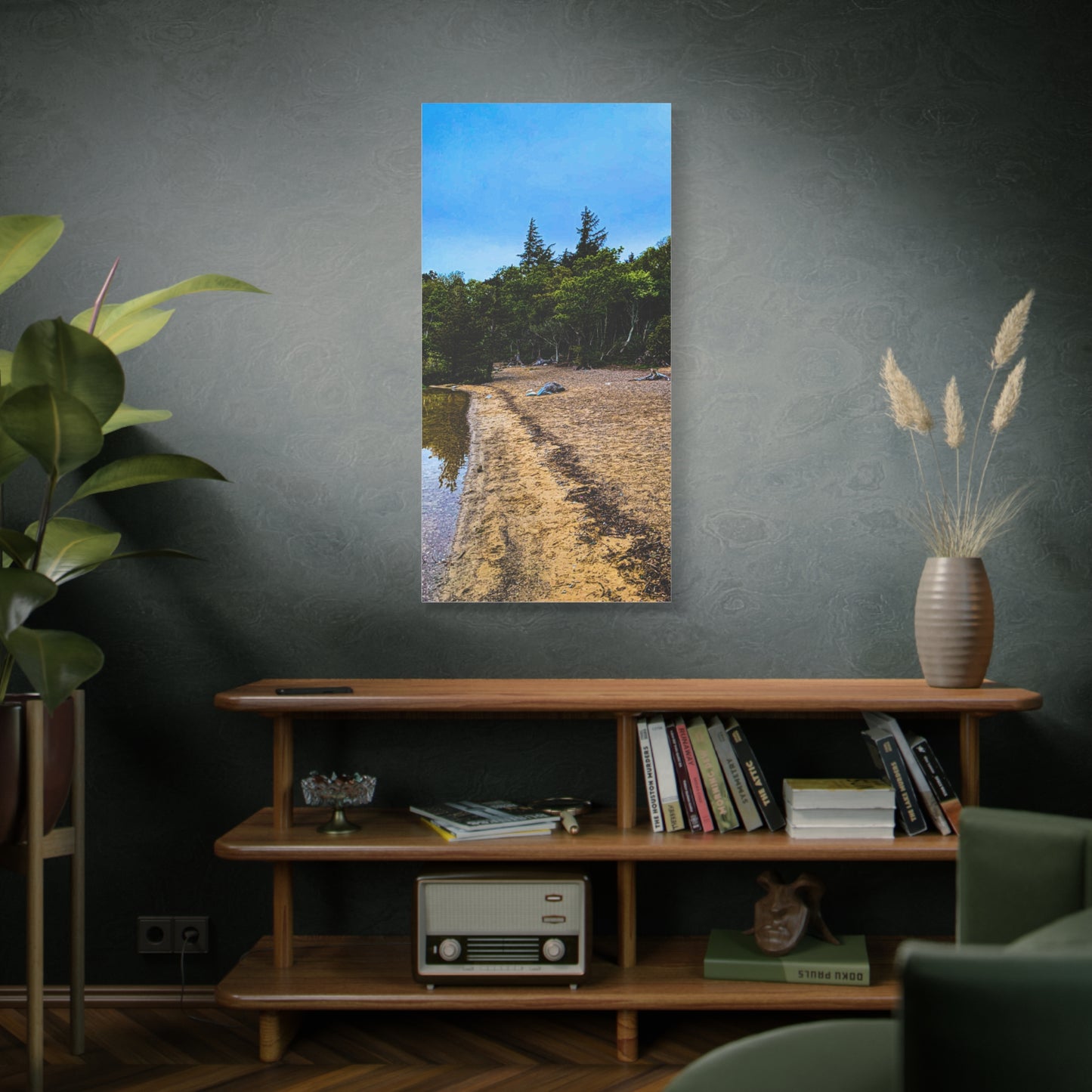 Muckross Lake Beach Matte Canvas, Stretched, 1.25"