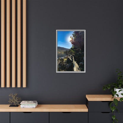 Glanteenassig Trail Matte Canvas, Framed (Multi-color)