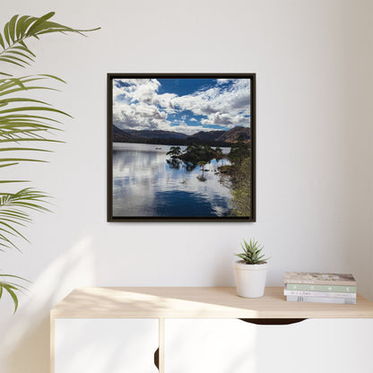 Lake Matte Canvas, Framed (Multi-color)