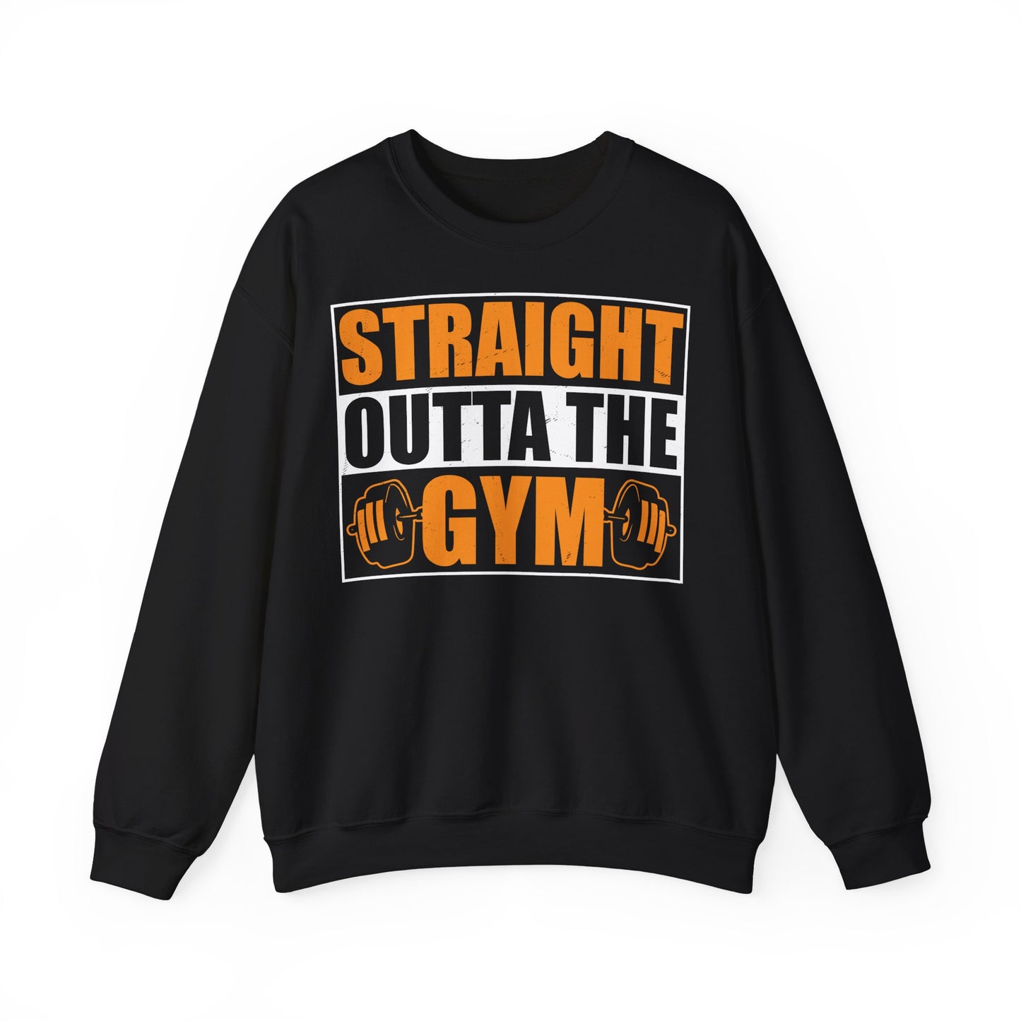Straight Outta the Gym Unisex Heavy Blend™ Crewneck Sweatshirt - Perfect for Fitness Enthusiasts
