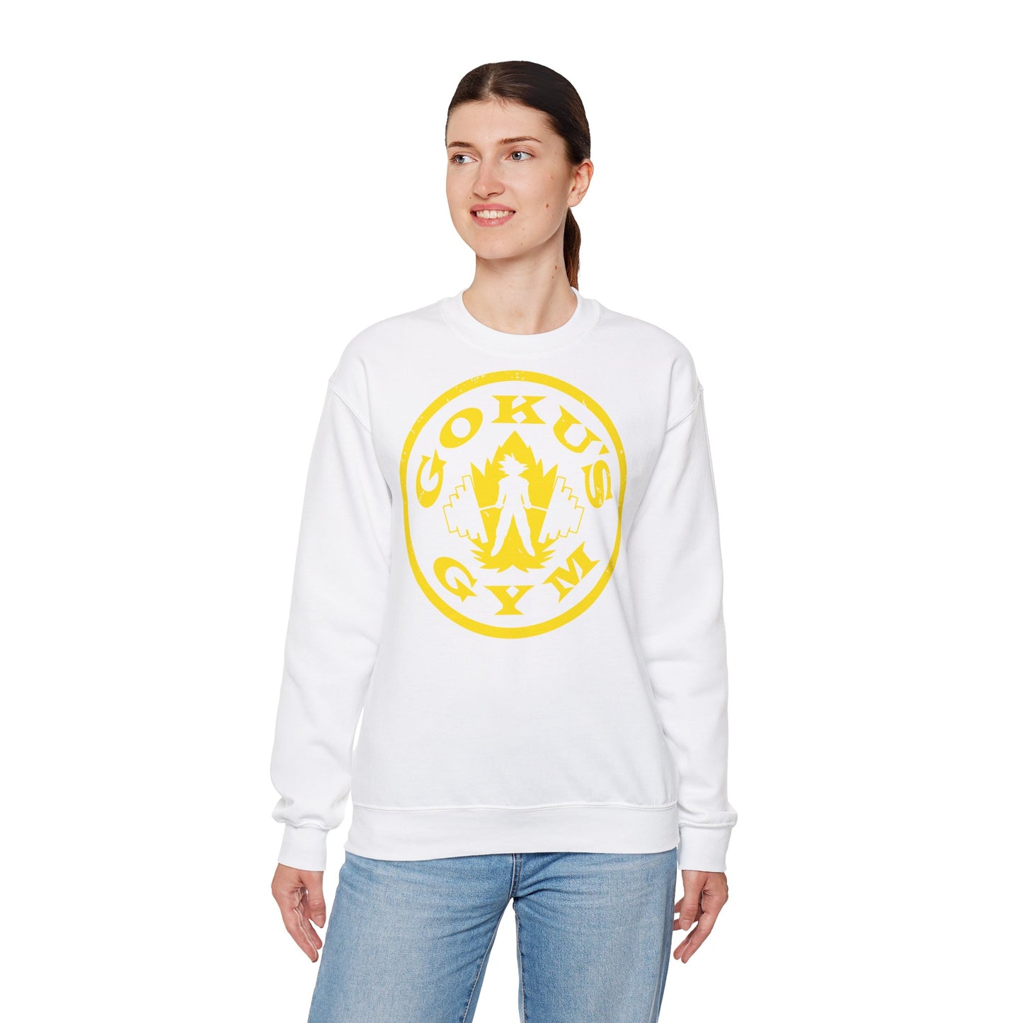 Gokus Gym Unisex Heavy Blend™ Crewneck Sweatshirt - Comfortable Workout Sweatshirt