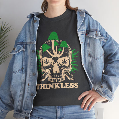 Mushroom Skull 'THINKLESS' T-Shirt