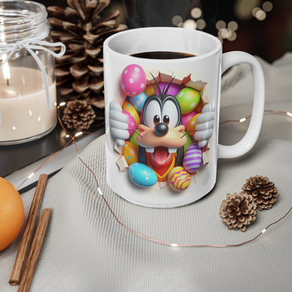 Colorful Cartoon Character Easter Coffee Mug - 11oz & 15oz