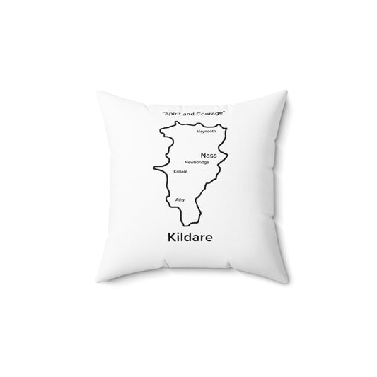 Kildare Spun Polyester Square Pillow White Edition 2 Sizes