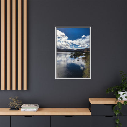 Lake Matte Canvas, Framed (Multi-color)