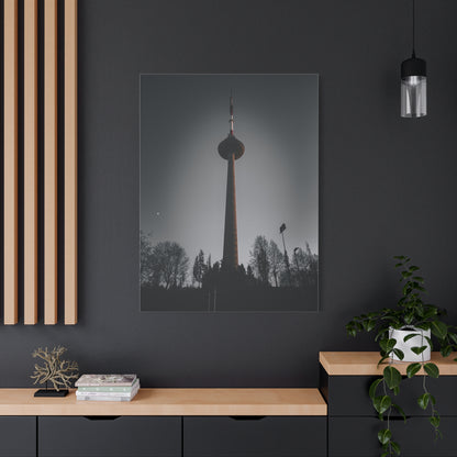 Vilnius TV Tower Matte Canvas, Stretched, 1.25"
