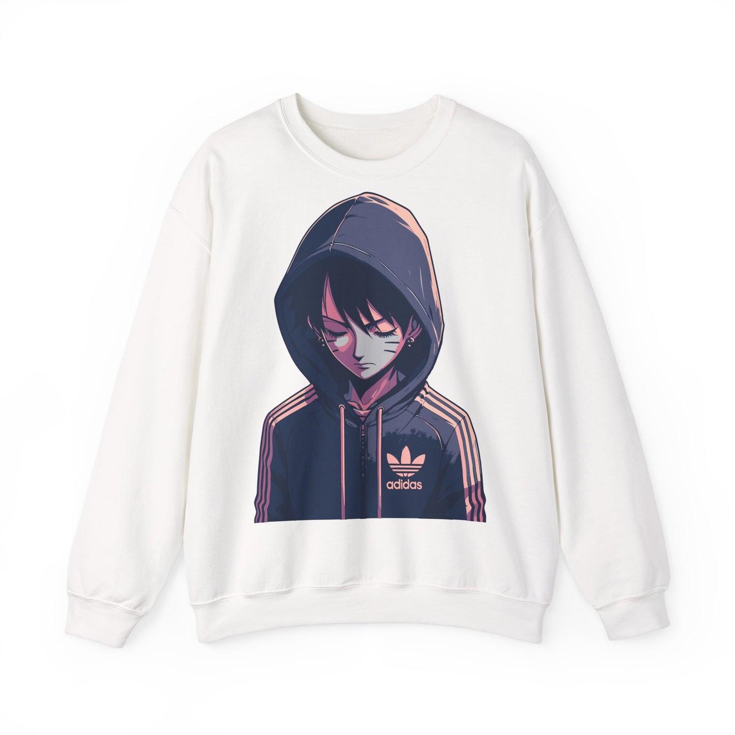Cool Anime-Inspired Unisex Crewneck Sweatshirt - Casual Streetwear for Fans