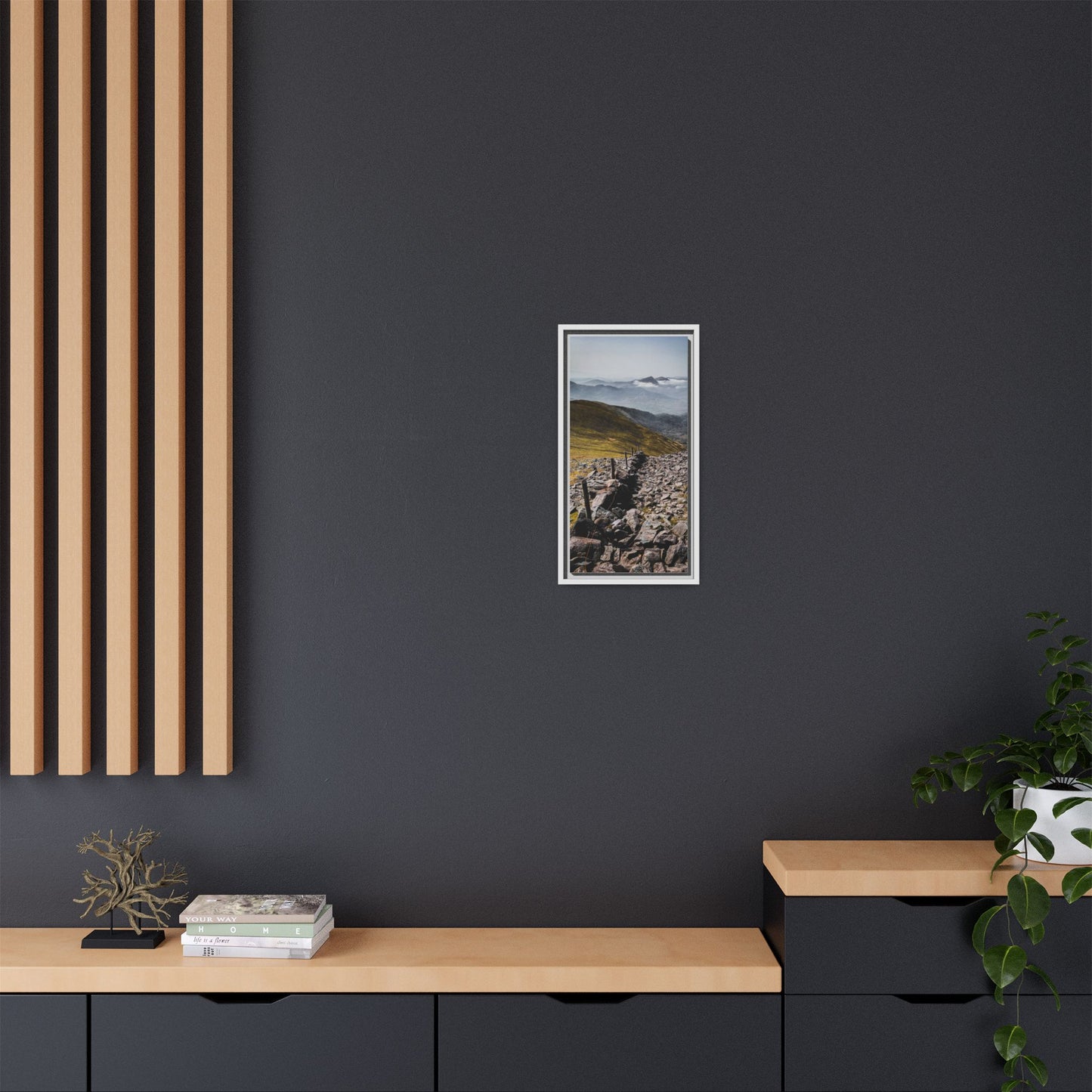 Wall Matte Canvas, Framed (Multi-color)