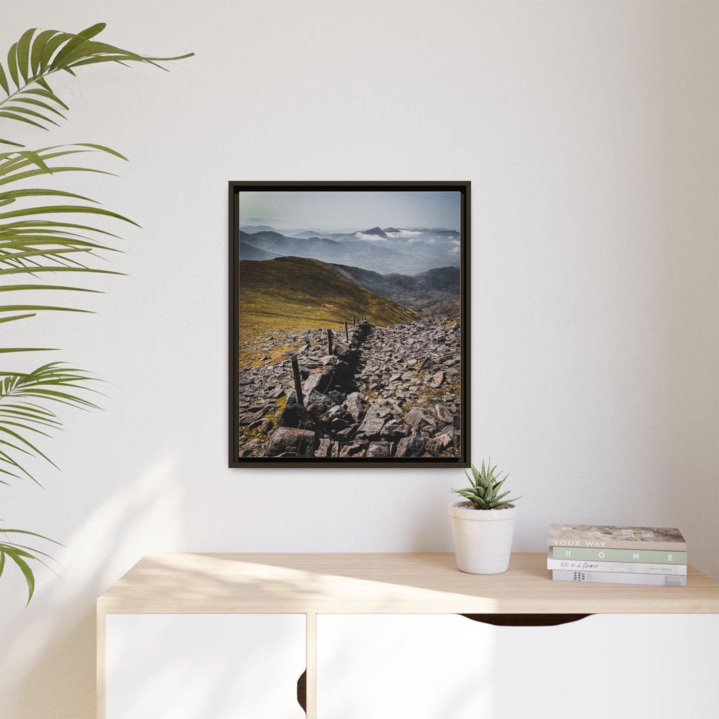 Wall Matte Canvas, Framed (Multi-color)