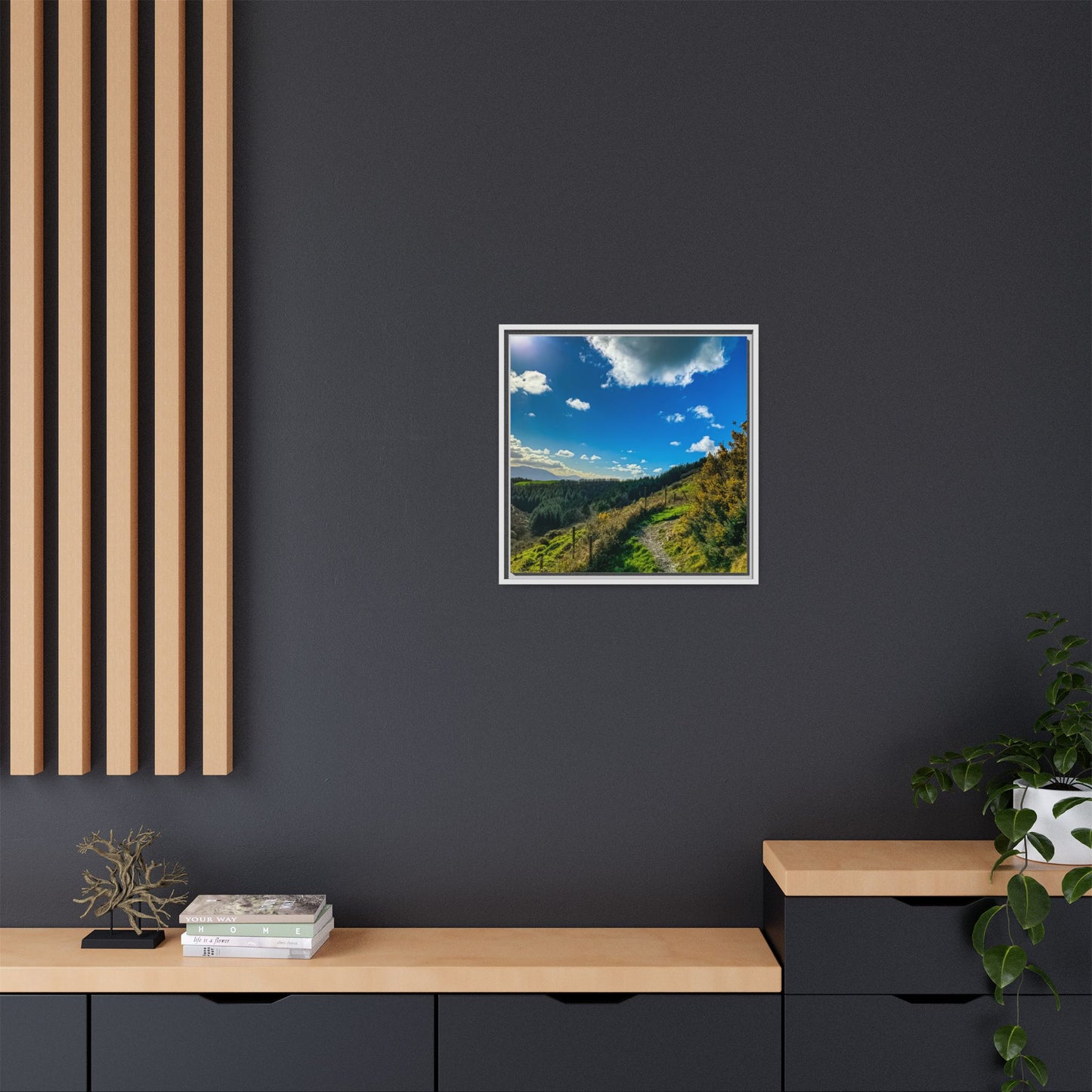 Glanageenty Forest Trail  Matte Canvas, Framed (Multi-color)