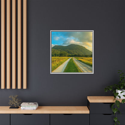 Mountain Torc Matte Canvas, Framed (Multi-color)