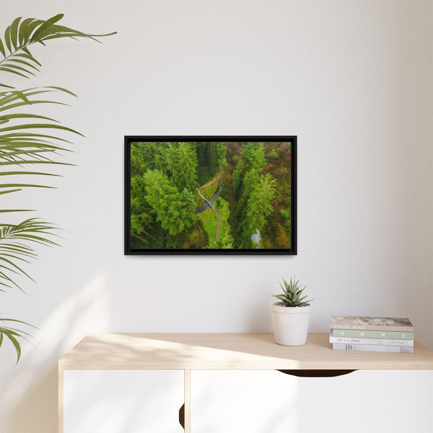 Glanageenty Forest Matte Canvas, Framed (Multi-color)