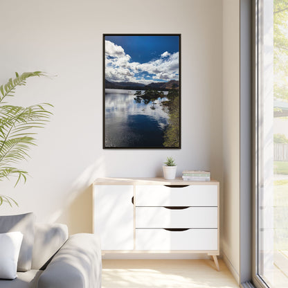 Lake Matte Canvas, Framed (Multi-color)