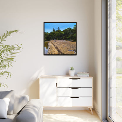 Killarney Beach Matte Canvas, Framed (Multi-color)