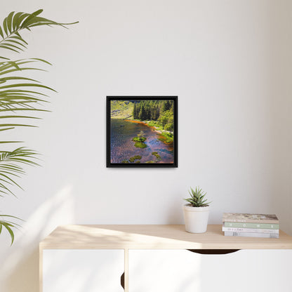 Gleanteenassig Forest Matte Canvas, Framed (Multi-color)