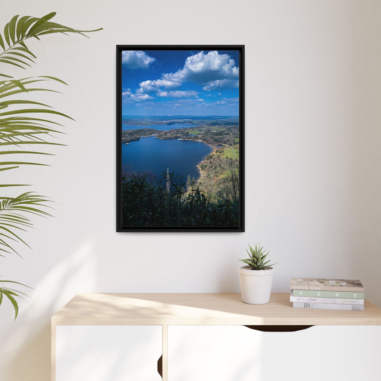 Kuckross Lake Matte Canvas, Framed (Multi-color)