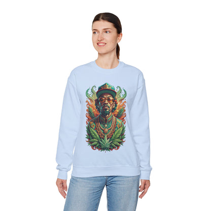 Reggae Lion — Rasta Portrait Graphic Sweatshirt