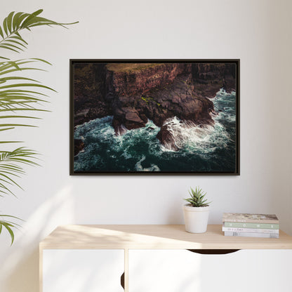 Kerry Head Matte Canvas, Framed (Multi-color)