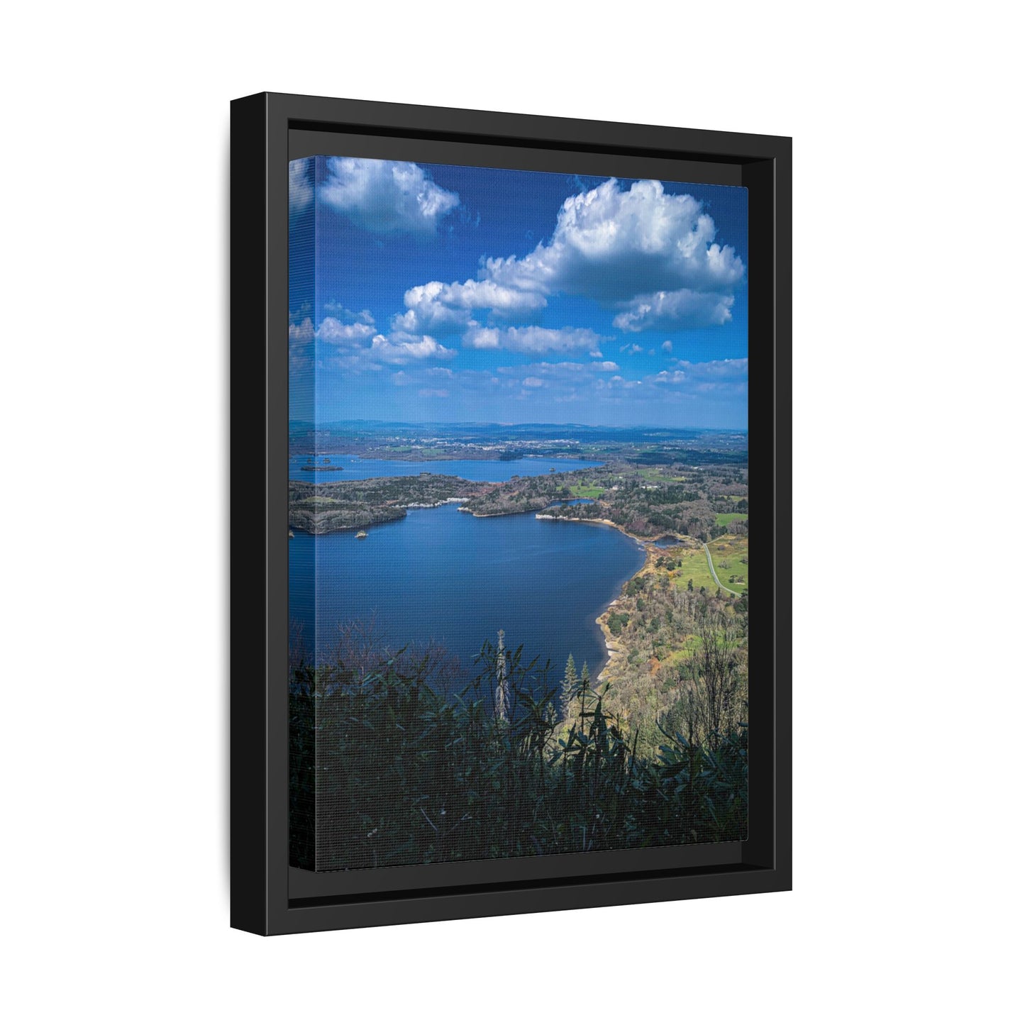 Kuckross Lake Matte Canvas, Framed (Multi-color)