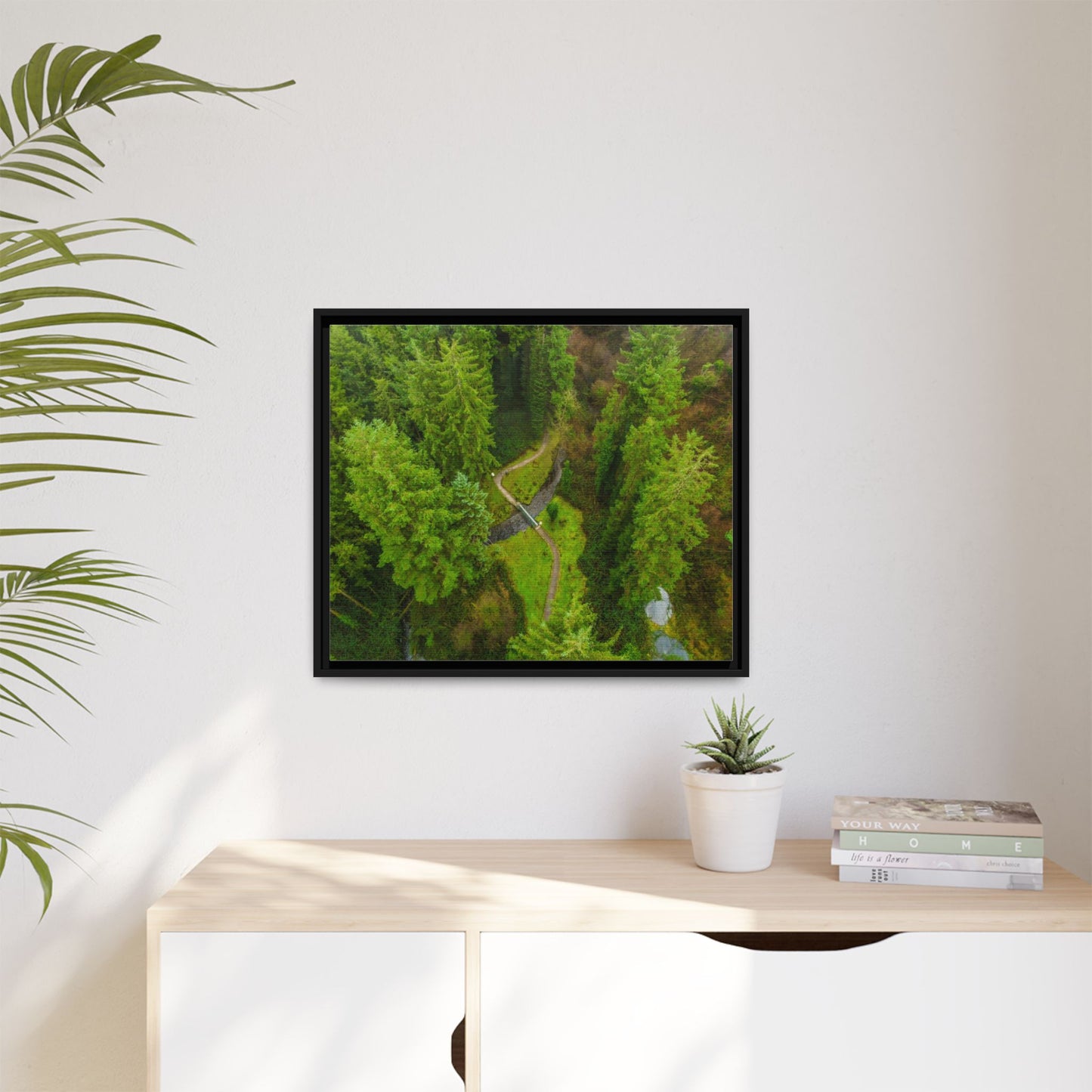 Glanageenty Forest Matte Canvas, Framed (Multi-color)