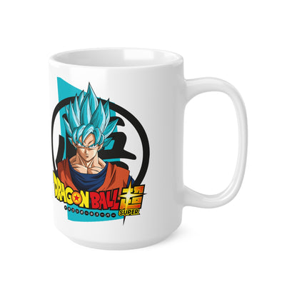 Dragon Ball Z Ceramic Coffee Mug - Goku Design, 11oz & 15oz
