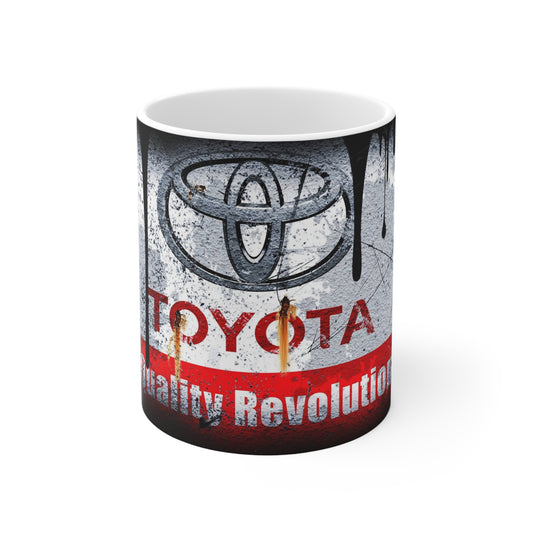 Toyota Graffiti Coffee Mug - 11oz & 15oz - Unique Automotive Gift for Car Lovers