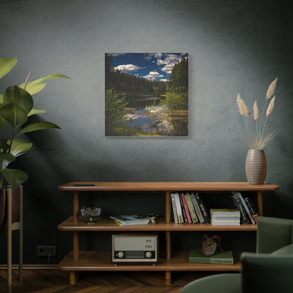Vilnius Lake, Lithuania Matte Canvas, Stretched, 1.25"