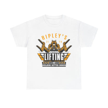 Ripley's Power Lifting Unisex Heavy Cotton Tee - Building Better Bodies White