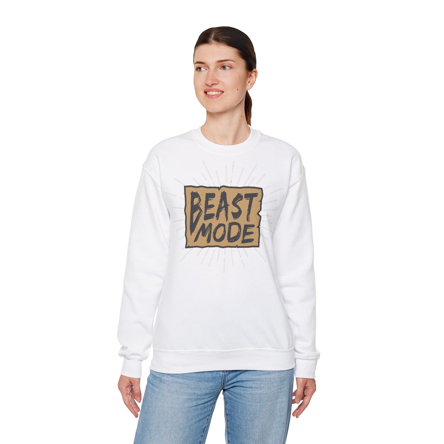 Beast Mode Unisex Heavy Blend™ Crewneck Sweatshirt - Comfort & Style for Active Souls