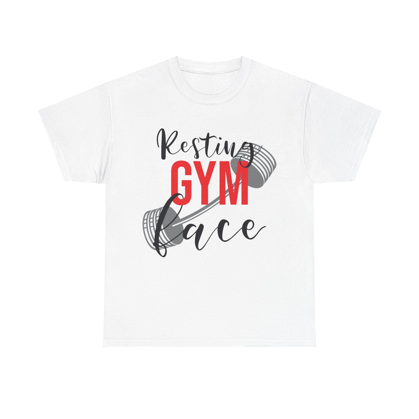Resting Gym Face Unisex Heavy Cotton Tee - Lift with Humor