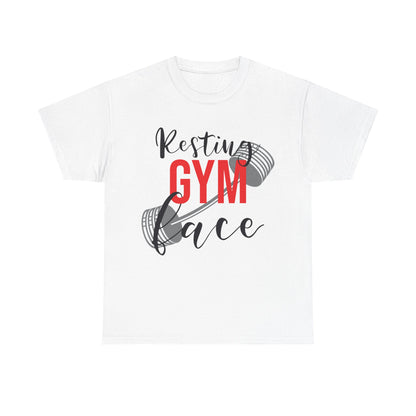 Resting Gym Face Unisex Heavy Cotton Tee - Lift with Humor