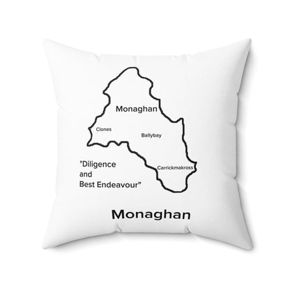 Monaghan Spun Polyester Square Pillow White Edition 4 Sizes