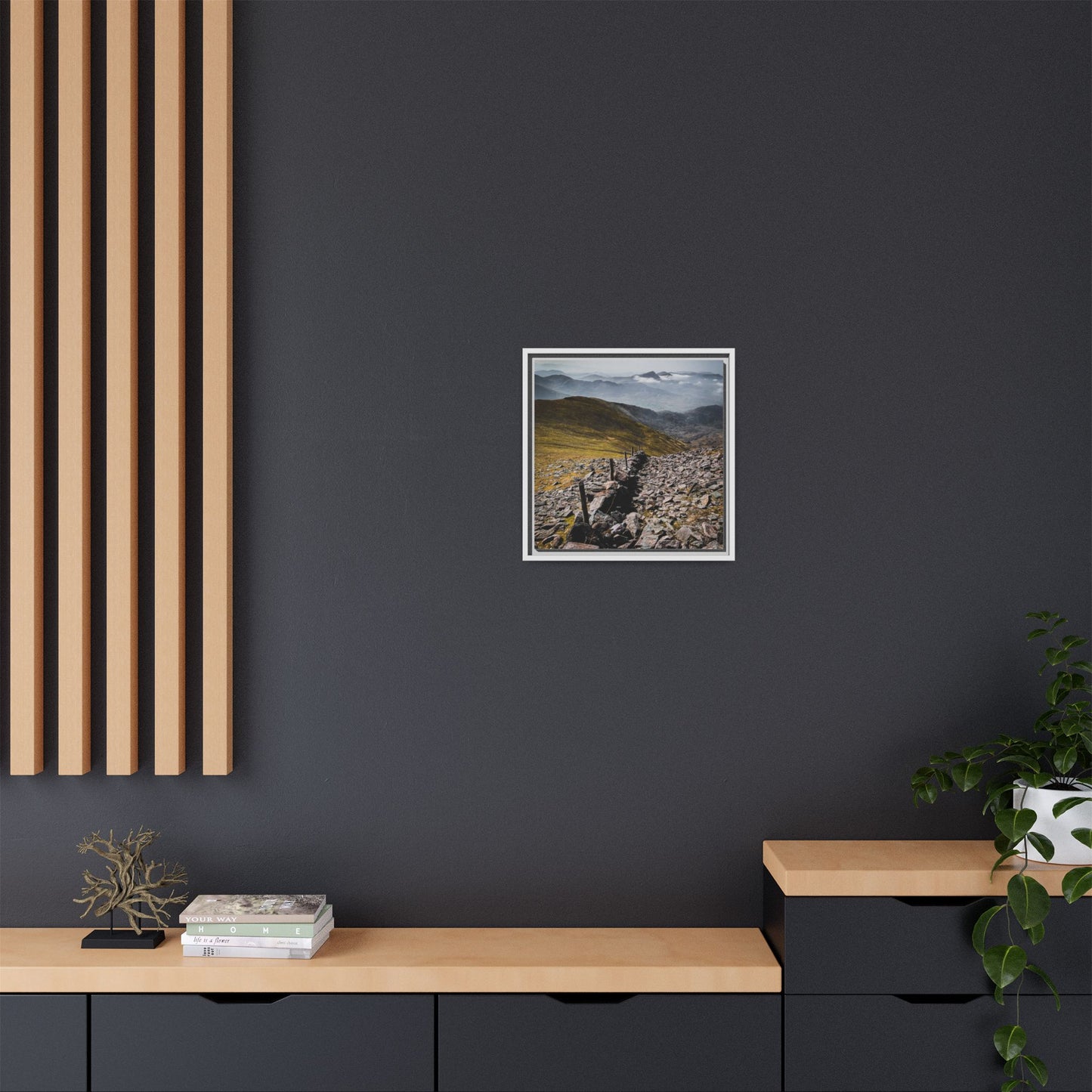 Wall Matte Canvas, Framed (Multi-color)