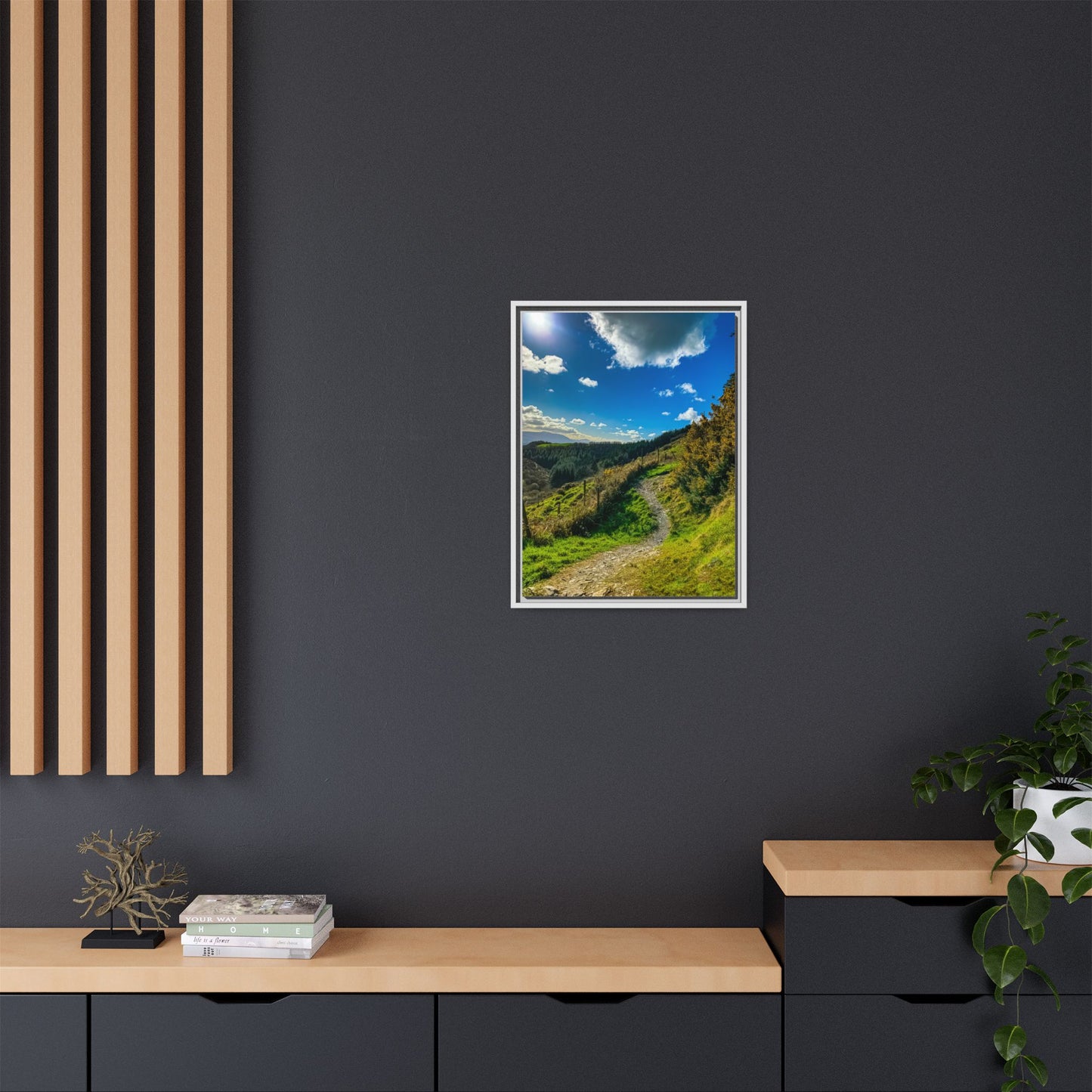 Glanageenty Forest Trail  Matte Canvas, Framed (Multi-color)