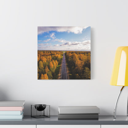 Somewhere in Lithuania Matte Canvas, Stretched, 1.25"