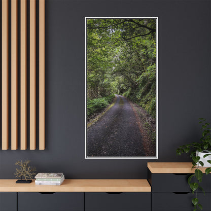 Glanageenty Forest Trail Matte Canvas, Framed (Multi-color)