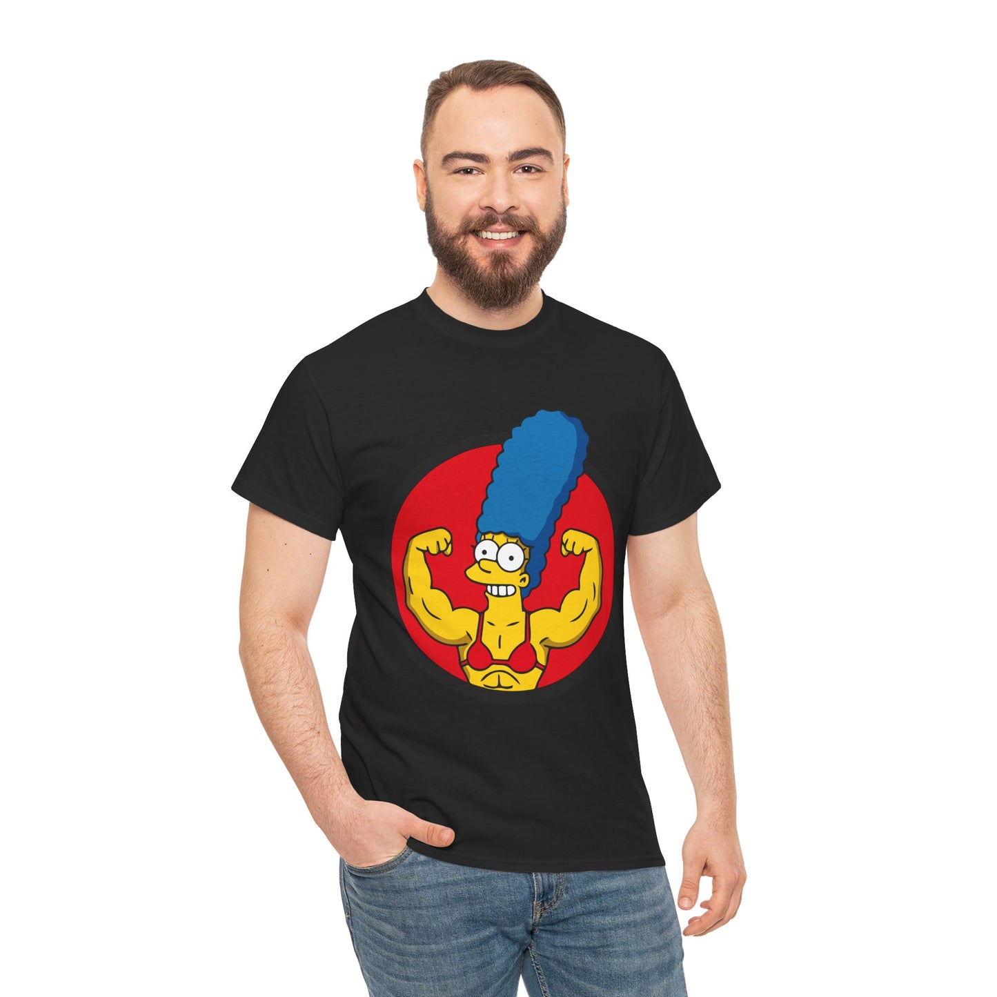 Muscular Marge Unisex Heavy Cotton Tee