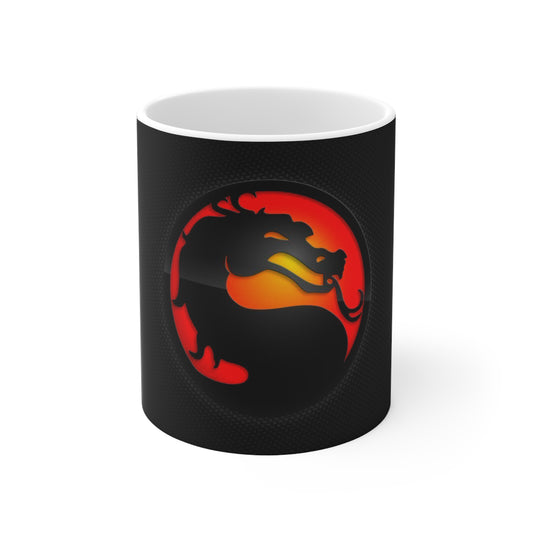 Mortal Kombat Dragon Ceramic Coffee Mug - 11oz & 15oz