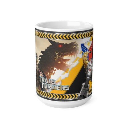 Transformers Ceramic Coffee Mug - 11oz & 15oz - Perfect Gift for Fans!