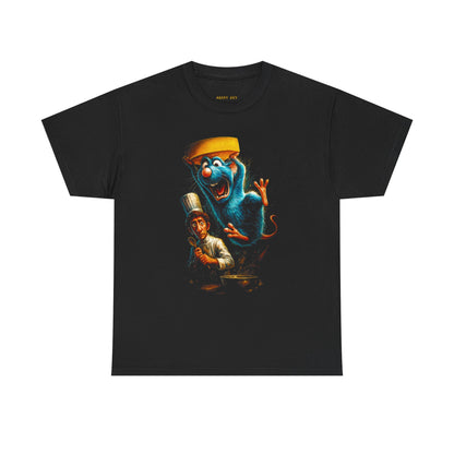 Rat Chef Graphic Tee — Quirky Cartoon Kitchen Crew T-Shirt