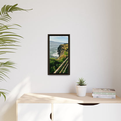 Ballybunion Cliff Walk Matte Canvas, Framed (Multi-color)