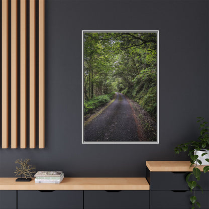 Glanageenty Forest Trail Matte Canvas, Framed (Multi-color)